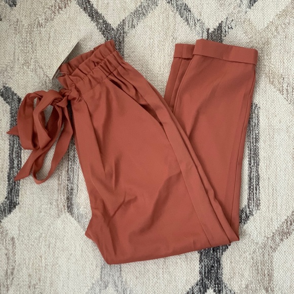 Sienna Sky Pants & Jumpsuits | Nwt Sienna Sky Paper Bag Waist Pants Xs | Poshmark